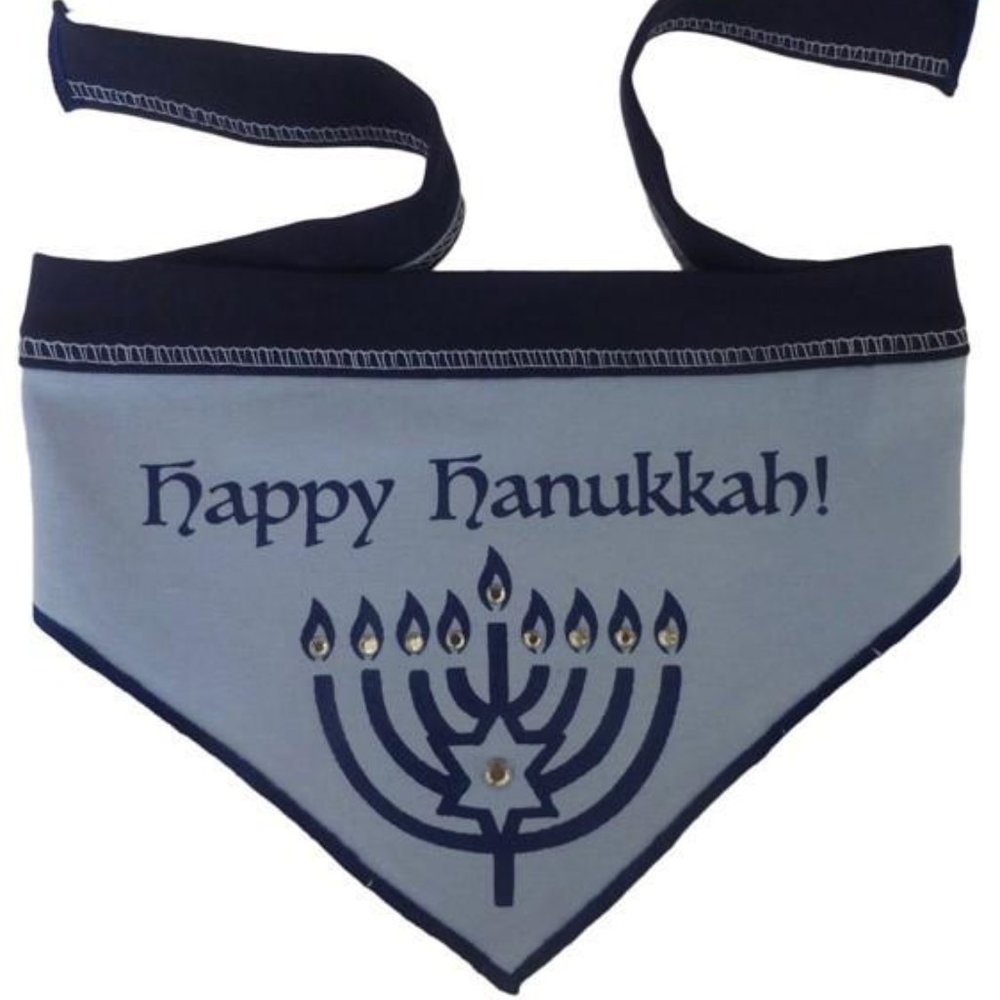 I See Spot Happy Hanukkah Bandana NWOT